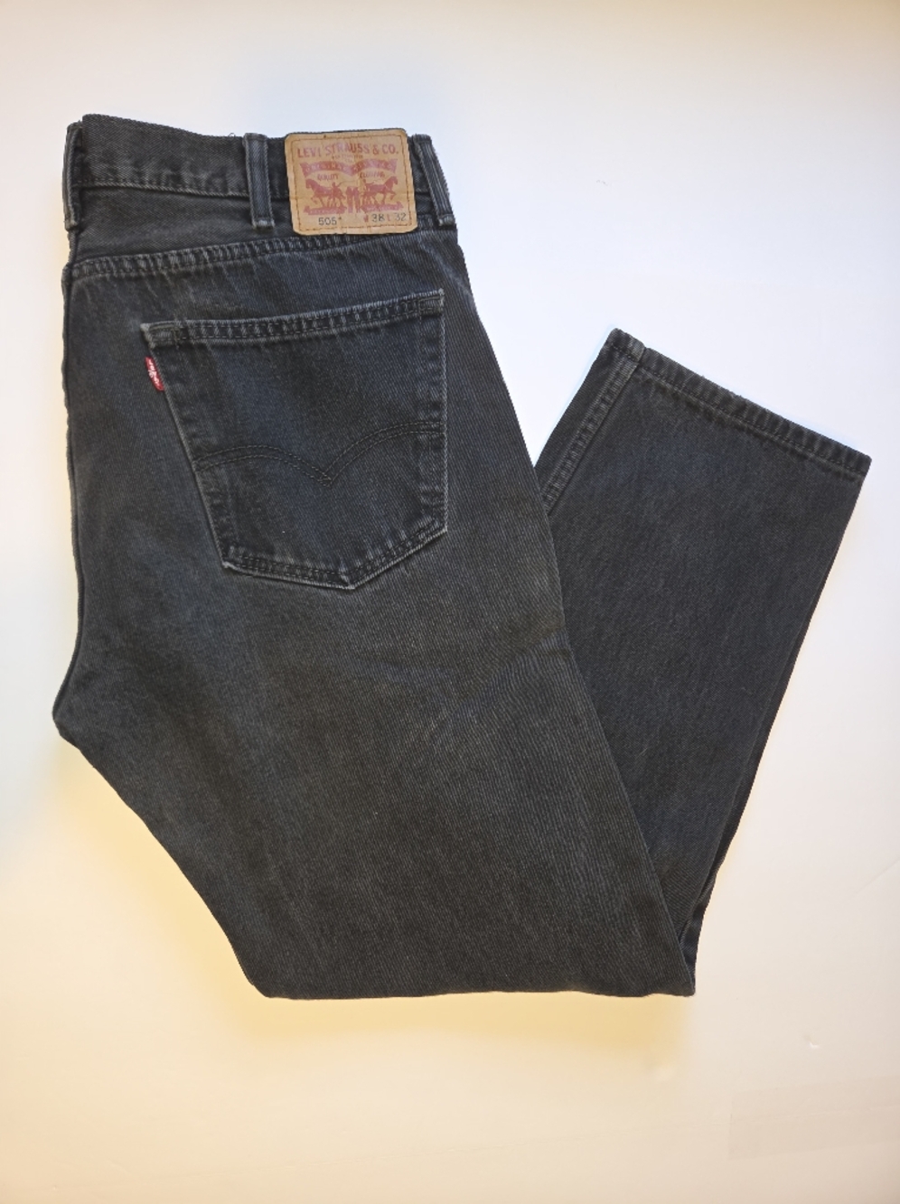 Levi's 505s Black Denim 38/32